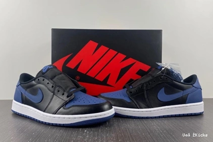 1863 1 OG Mystic Soft Retro CZ0790- Navy Low Jordan 186 0730